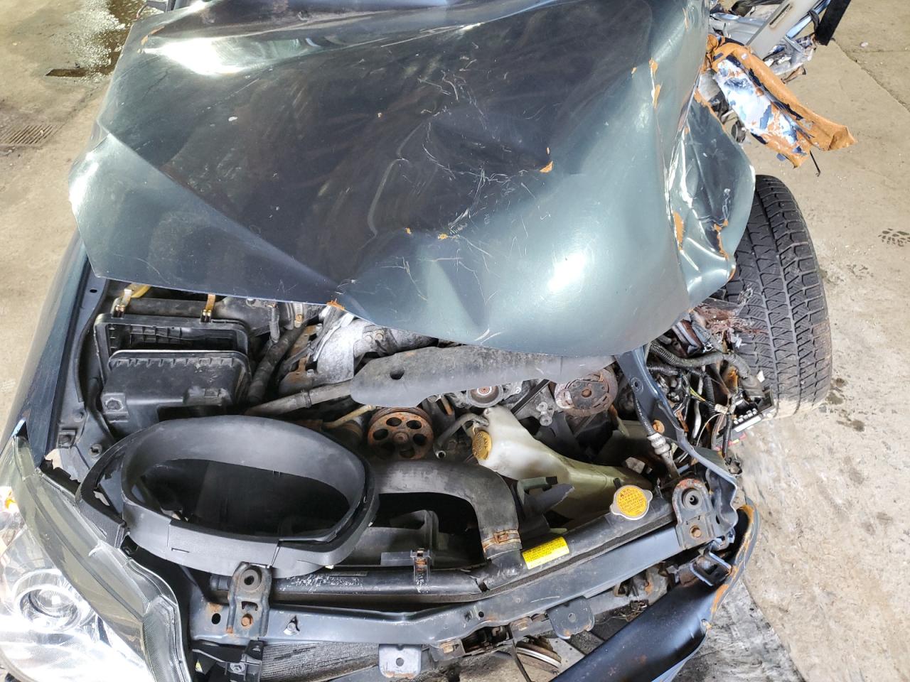 2010 Subaru Impreza VIN JF1GH6B60AG824302 Copart auction photo, all over damage thumbnail 11