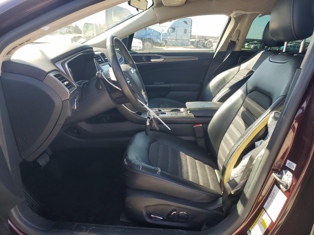 2017 Ford Fusion VIN 3FA6P0HD3HR313512 Copart auction photo, front end / undercarriage damage thumbnail 7