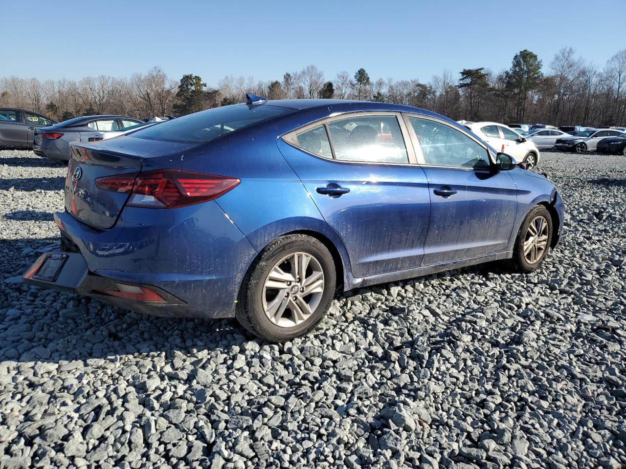 2019 Hyundai Elantra VIN 5NPD84LF7KH433998 Copart auction photo, rear end / front end damage thumbnail 3