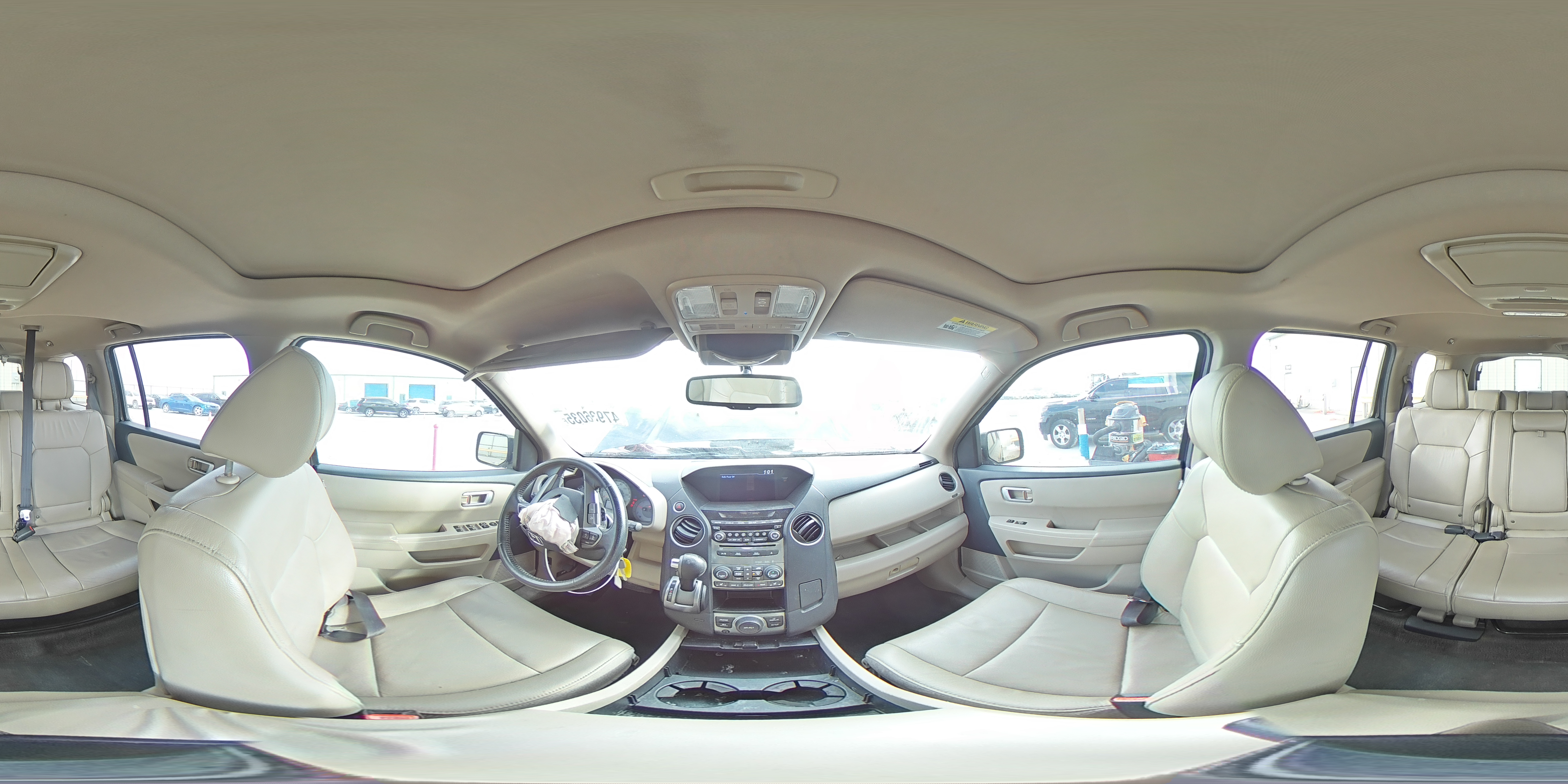 2014 Honda Pilot VIN 5FNYF3H68EB001658 Copart auction photo, front end damage thumbnail 15