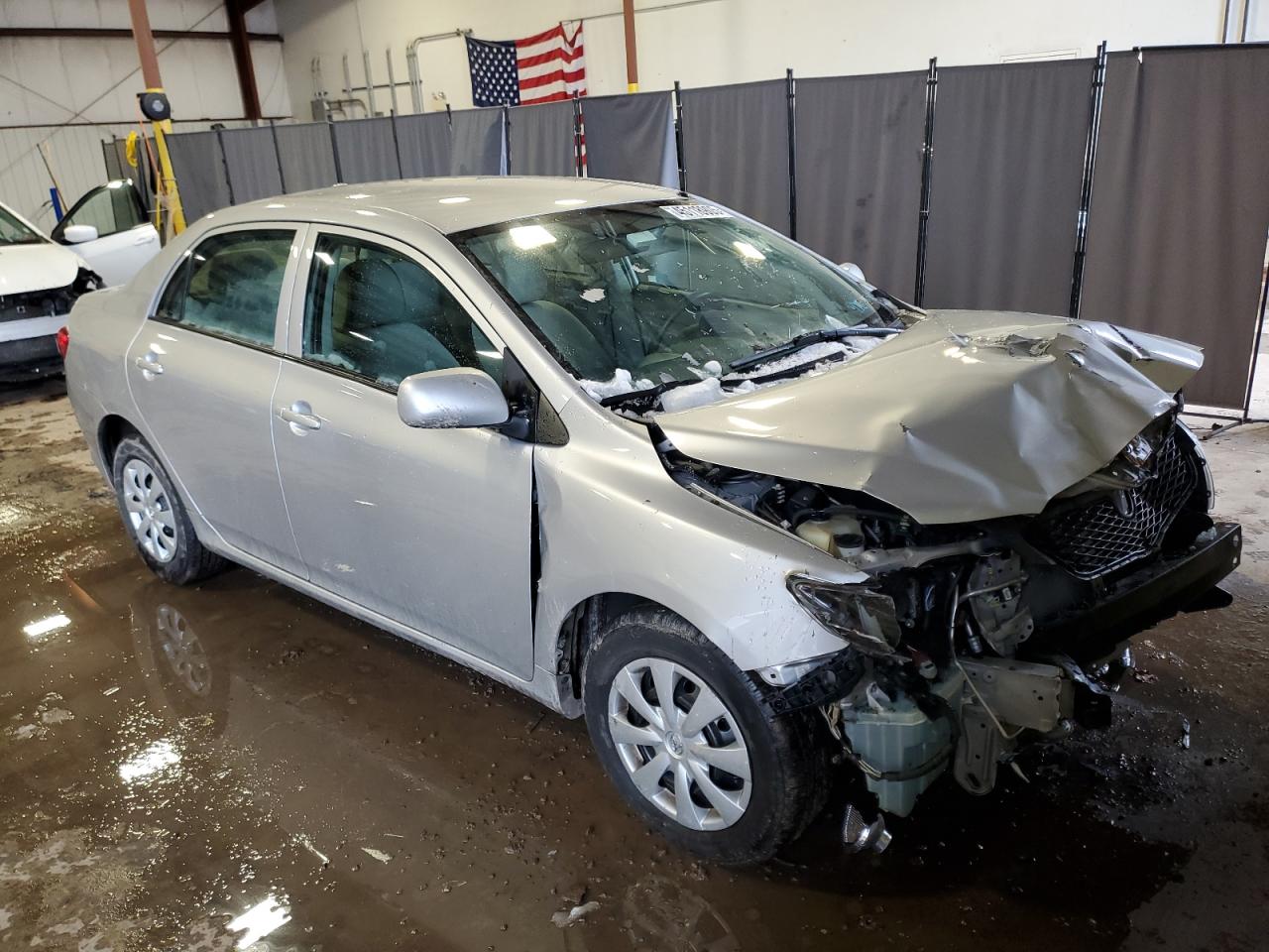 2010 Toyota Corolla VIN 1NXBU4EE0AZ356348 Copart auction photo, front end damage thumbnail 4