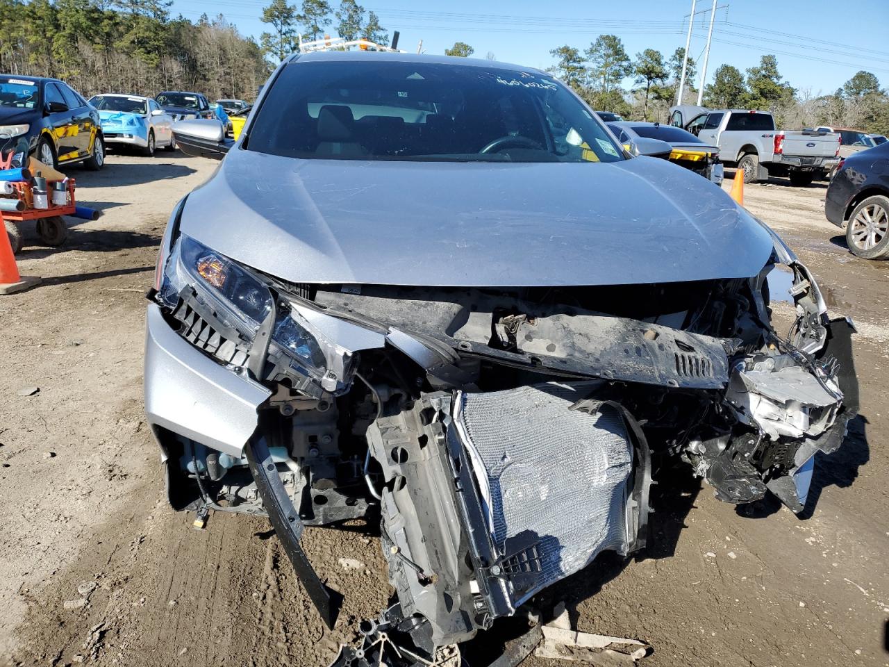 2021 Honda Civic VIN 19XFC2F89ME203153 Copart auction photo, front end damage thumbnail 5