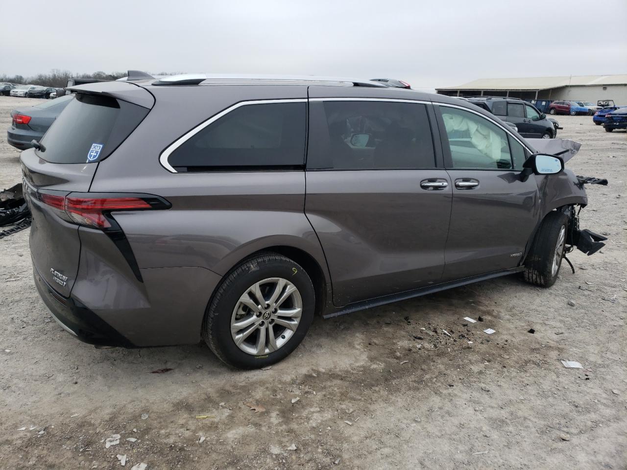 2021 Toyota Sienna VIN 5TDESKFC1MS013209 Copart auction photo, front end damage thumbnail 3