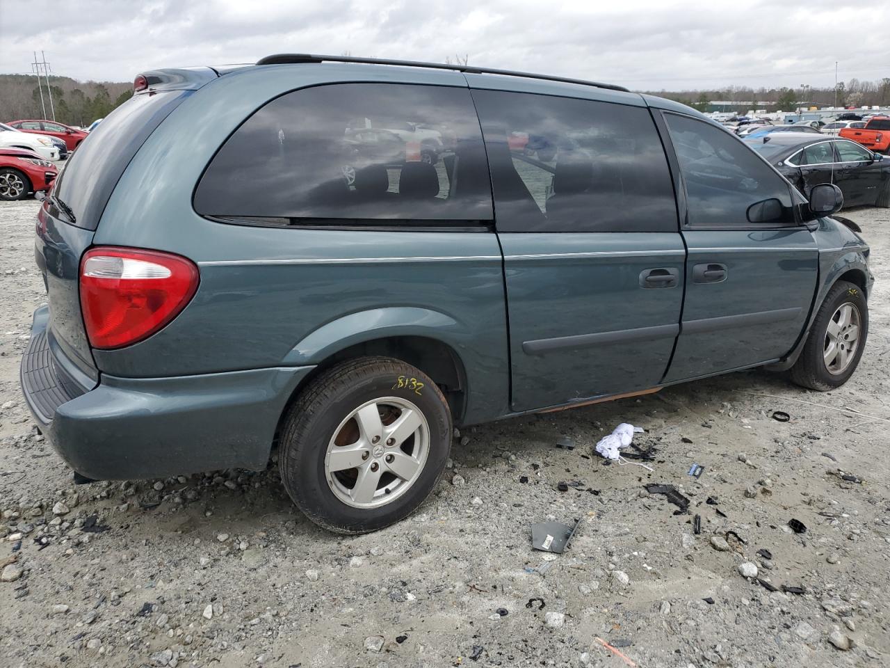 2007 Dodge Caravan VIN 1D4GP24R07B151727 Copart auction photo, all over damage thumbnail 3