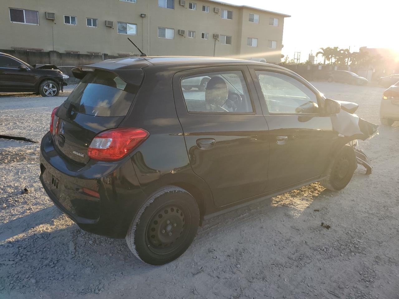 2017 Mitsubishi Mirage VIN ML32A3HJ7HH021030 Copart auction photo, front end damage thumbnail 3