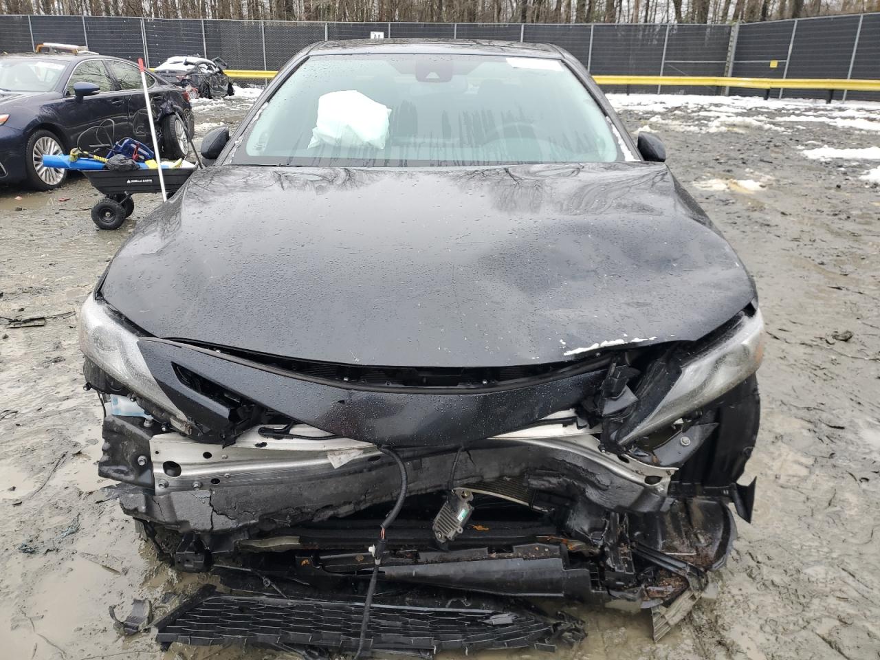 2021 Toyota Camry VIN 4T1K61BK7MU046799 Copart auction photo, front end damage thumbnail 5