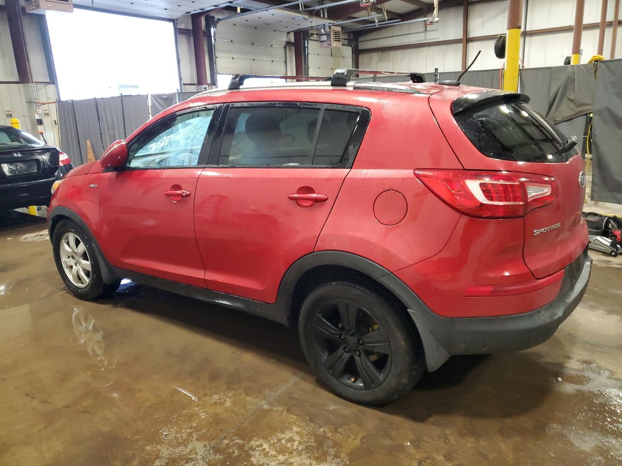 2011 KIA Sportage VIN KNDPBCA2XB7050490 Copart auction photo, front end / side damage thumbnail 2