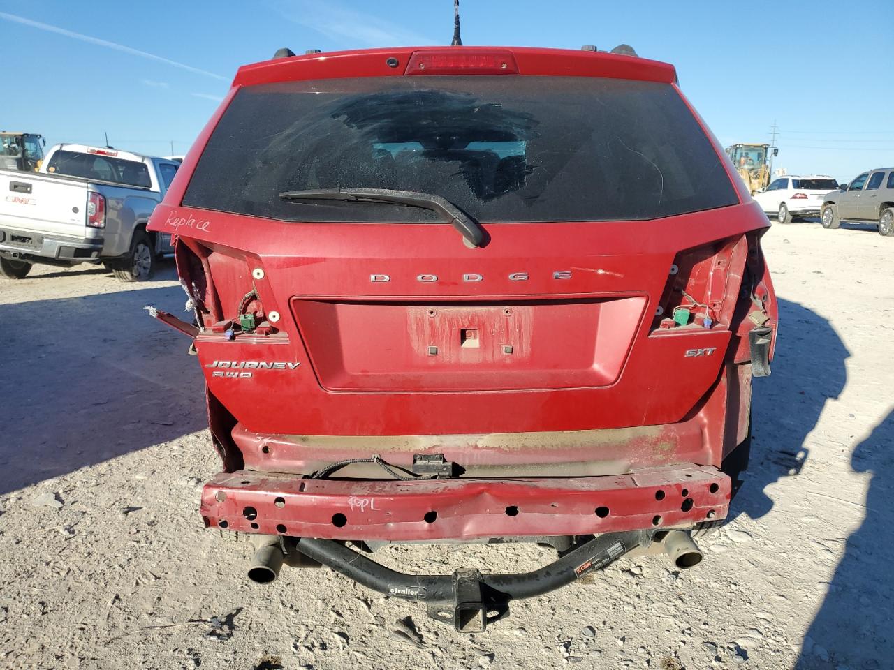 2015 Dodge Journey VIN 3C4PDDBG2FT526310 Copart auction photo, rear end damage thumbnail 6