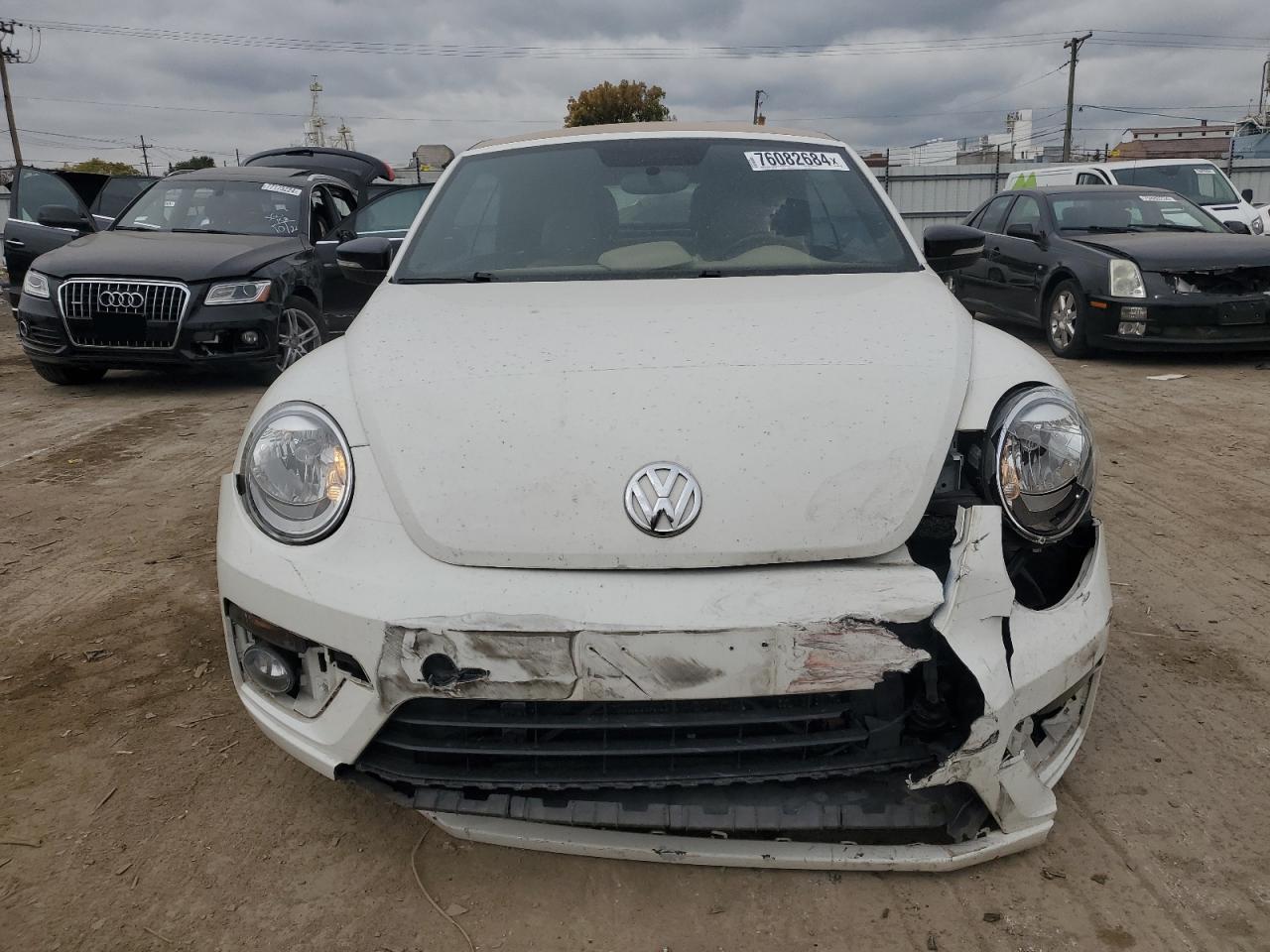 2014 Volkswagen Beetle VIN 3VW7T7AT0EM806056 Copart auction photo, front end damage thumbnail 6