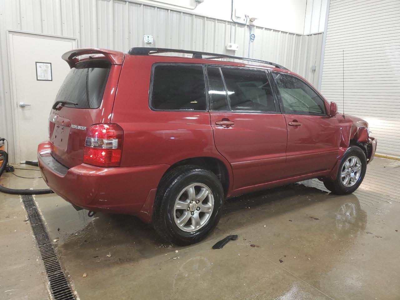 2007 Toyota Highlander VIN JTEEP21A670231852 Copart auction photo, front end damage thumbnail 3