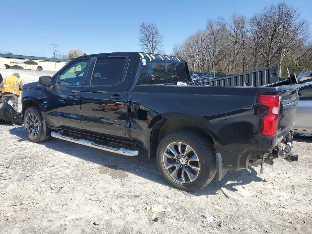 2019 Chevrolet Silverado VIN 1GCUYEED2KZ103860 Copart auction photo, front end / side damage thumbnail 2