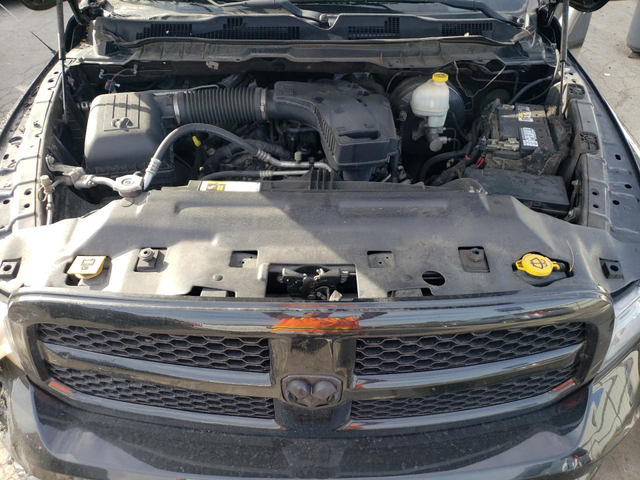 2016 RAM 1500 VIN 1C6RR7KG4GS322128 Copart auction photo, burn damage thumbnail 11