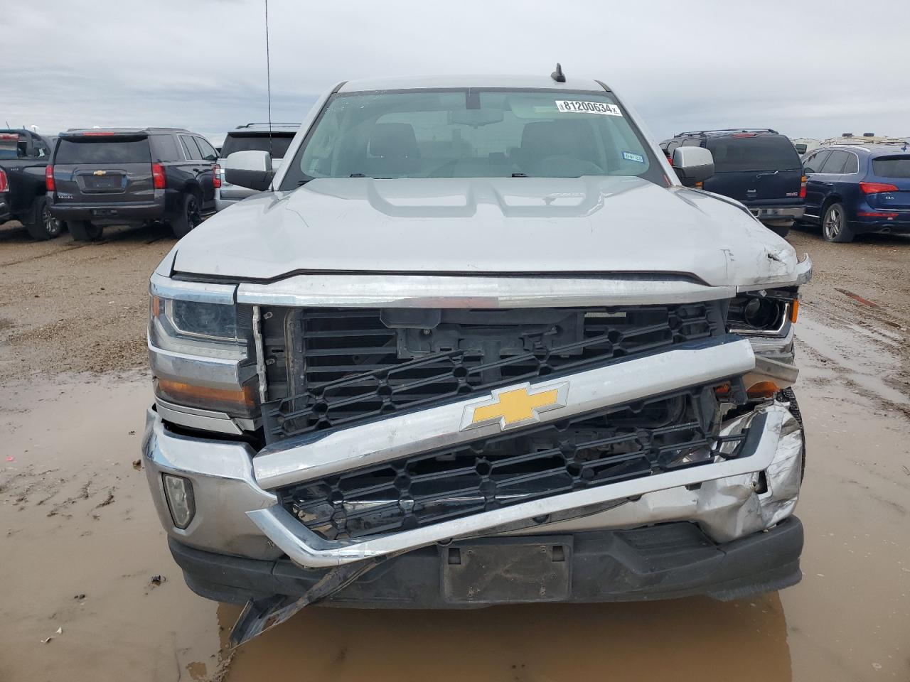 2018 Chevrolet Silverado VIN 3GCPCREC8JG504693 Copart auction photo, front end / rear end damage thumbnail 5