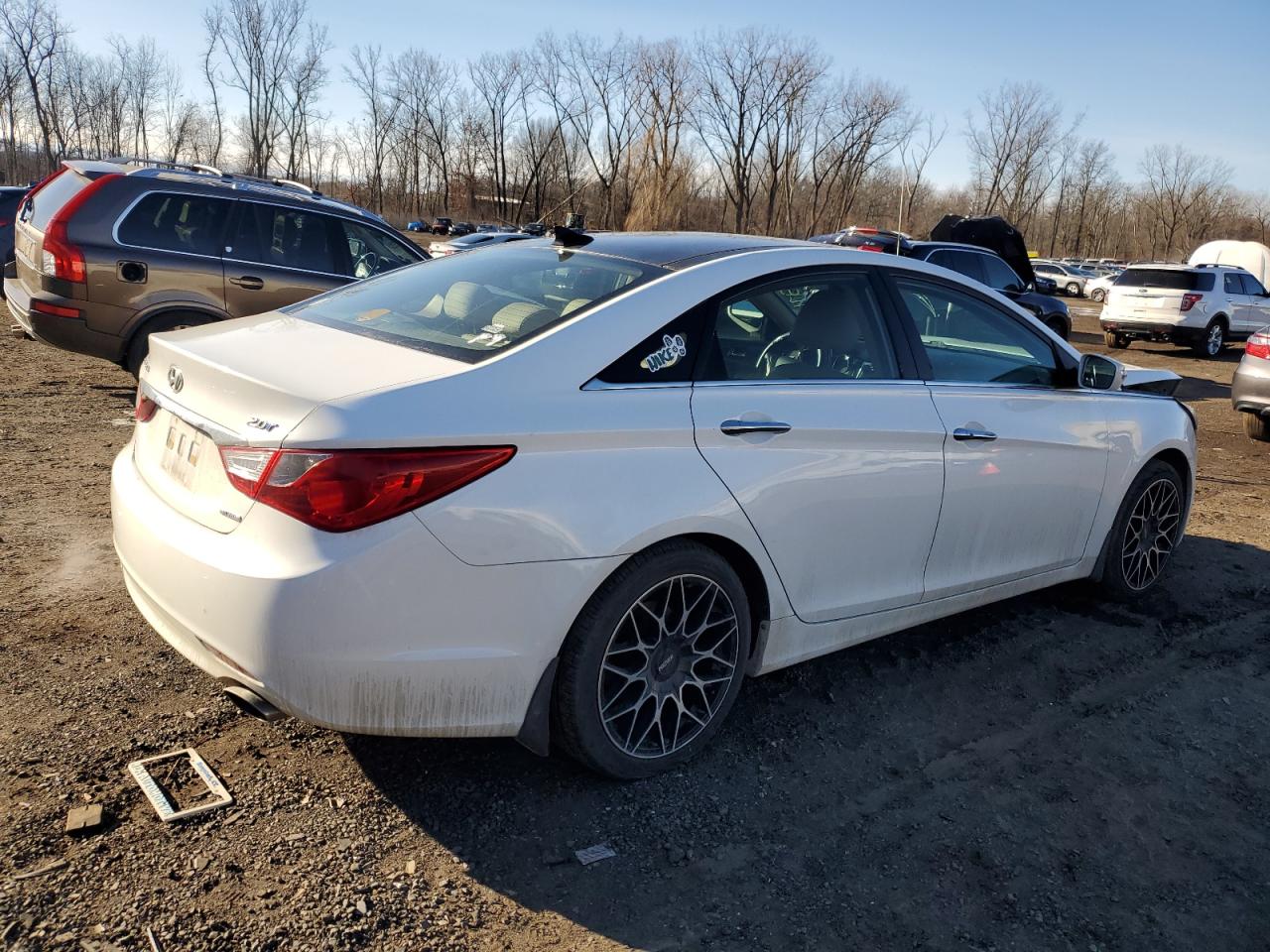 2012 Hyundai Sonata VIN 5NPEC4AB7CH385262 Copart auction photo, front end damage thumbnail 3
