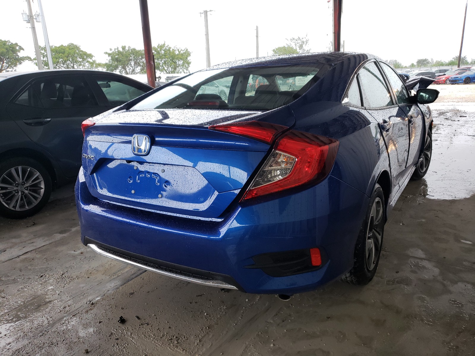 2020 Honda Civic VIN 2HGFC2F69LH580309 Copart auction photo, front end damage thumbnail 4