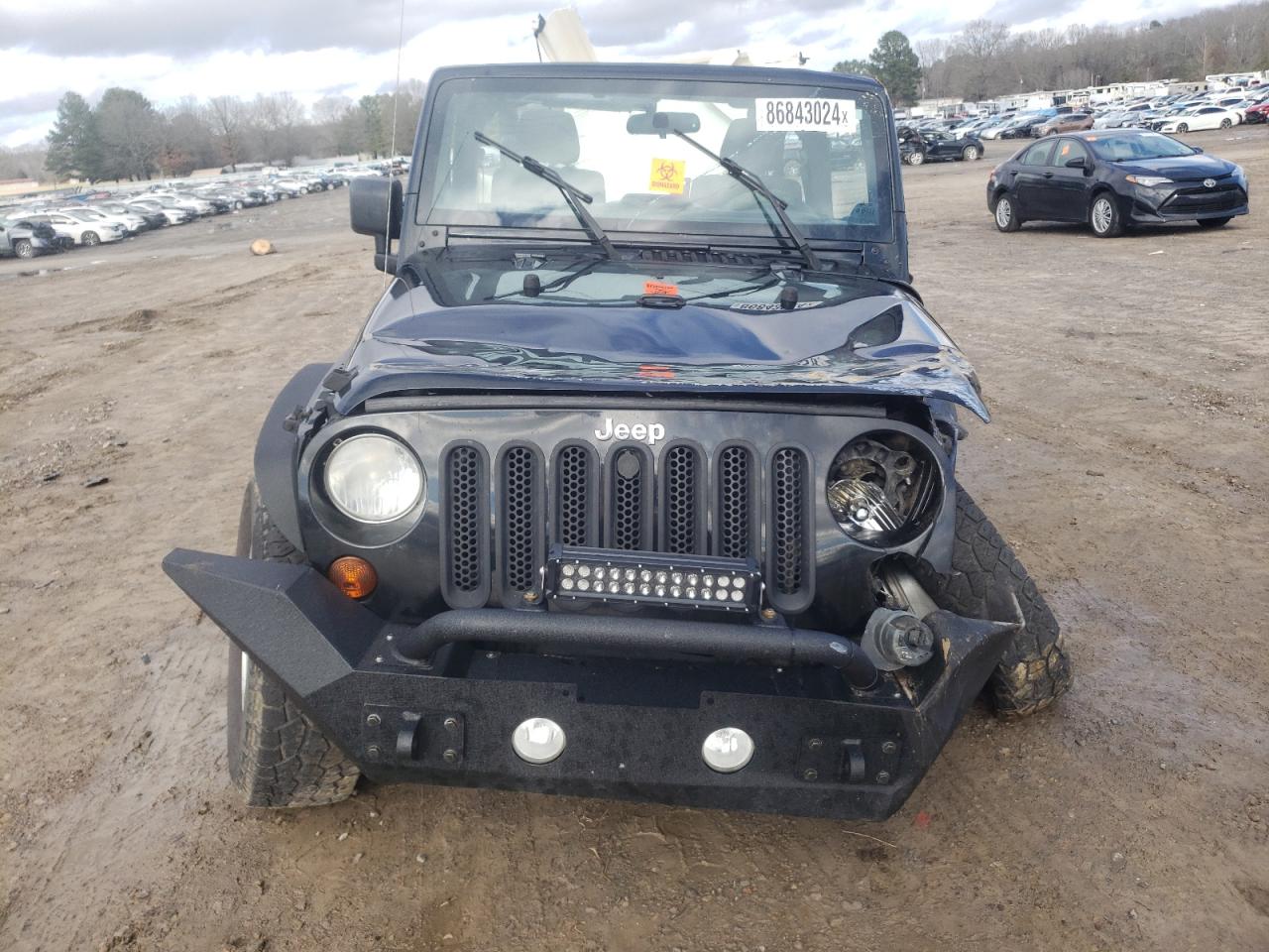 2011 Jeep Wrangler VIN 1J4AA2D13BL550210 Copart auction photo, all over damage thumbnail 5