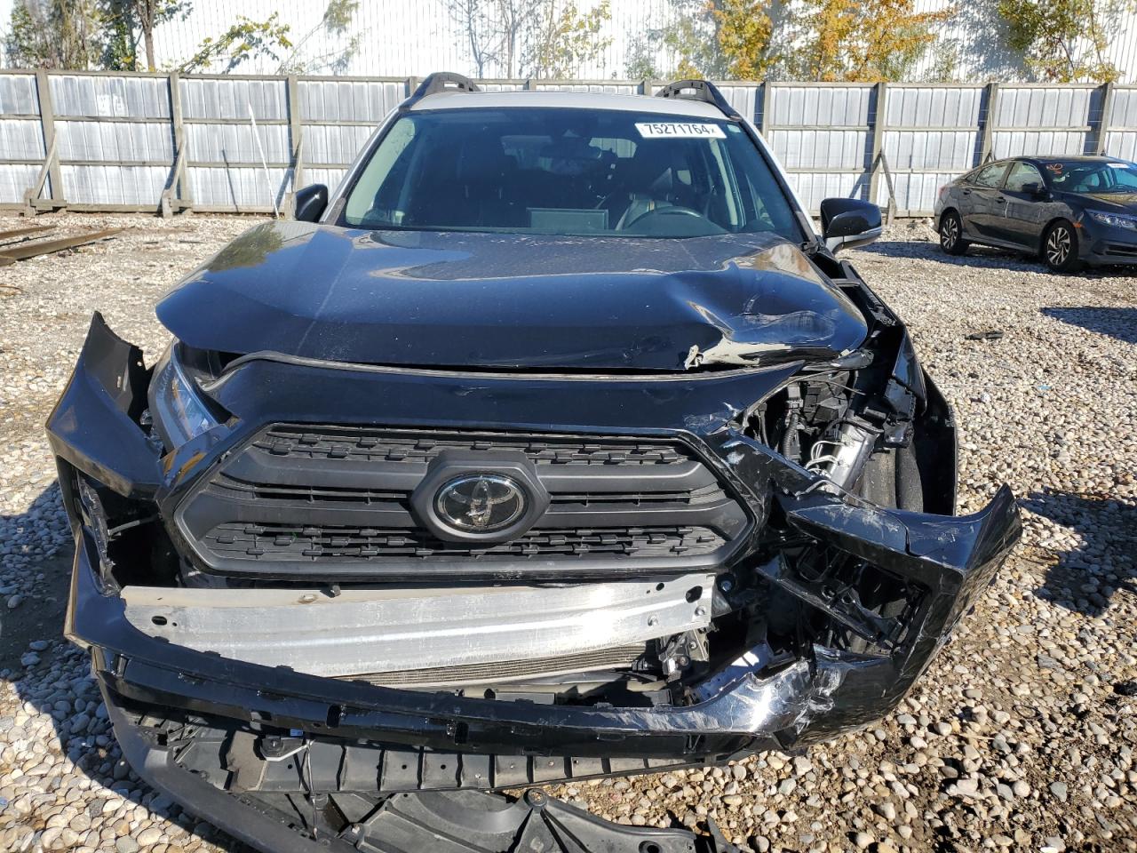 2019 Toyota RAV 4 VIN 2T3J1RFV8KW017068 Copart auction photo, front end damage thumbnail 5