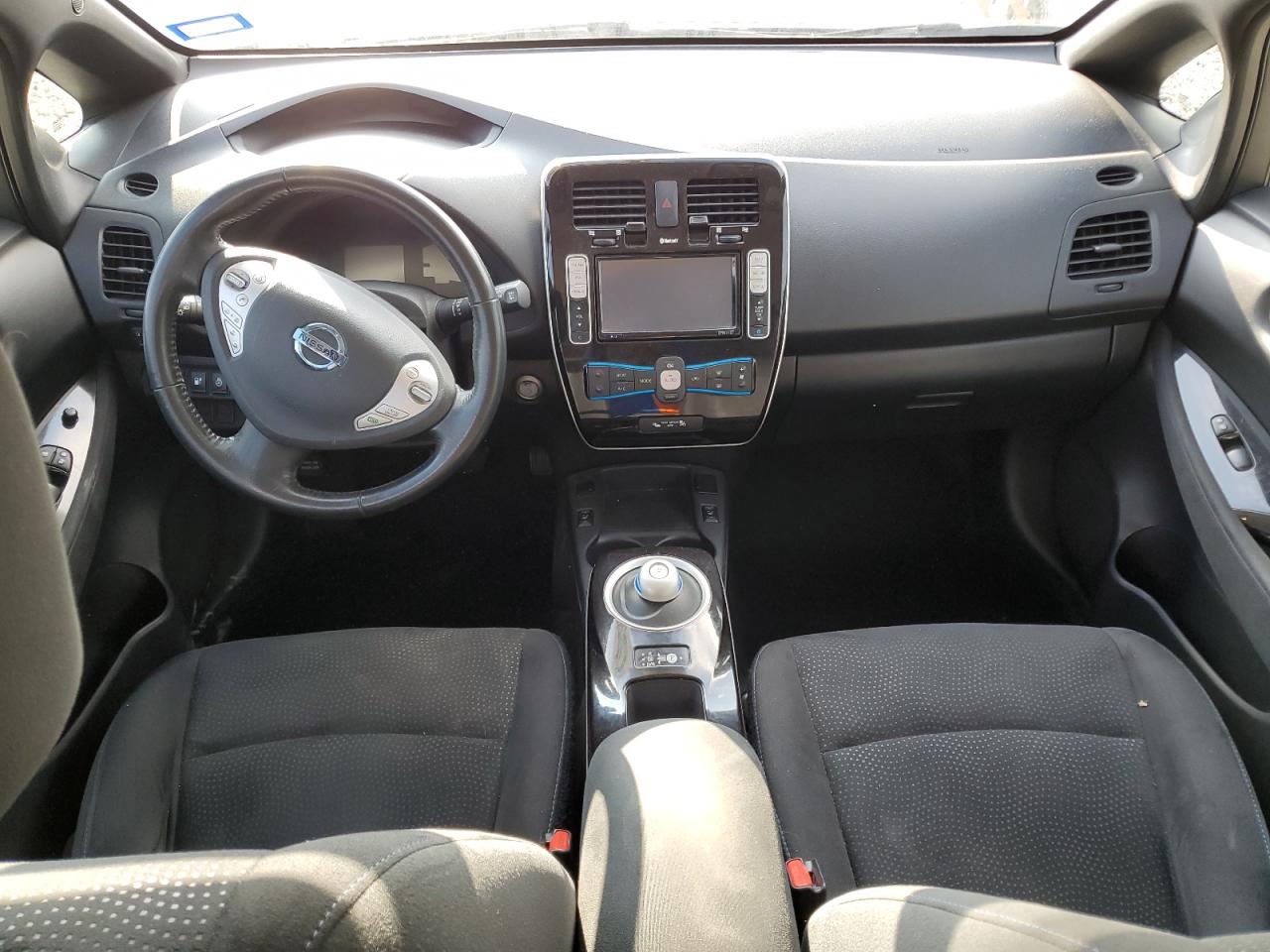 2013 Nissan Leaf VIN 1N4AZ0CP2DC416953 Copart auction photo, rear end / minor dent/scratches damage thumbnail 8