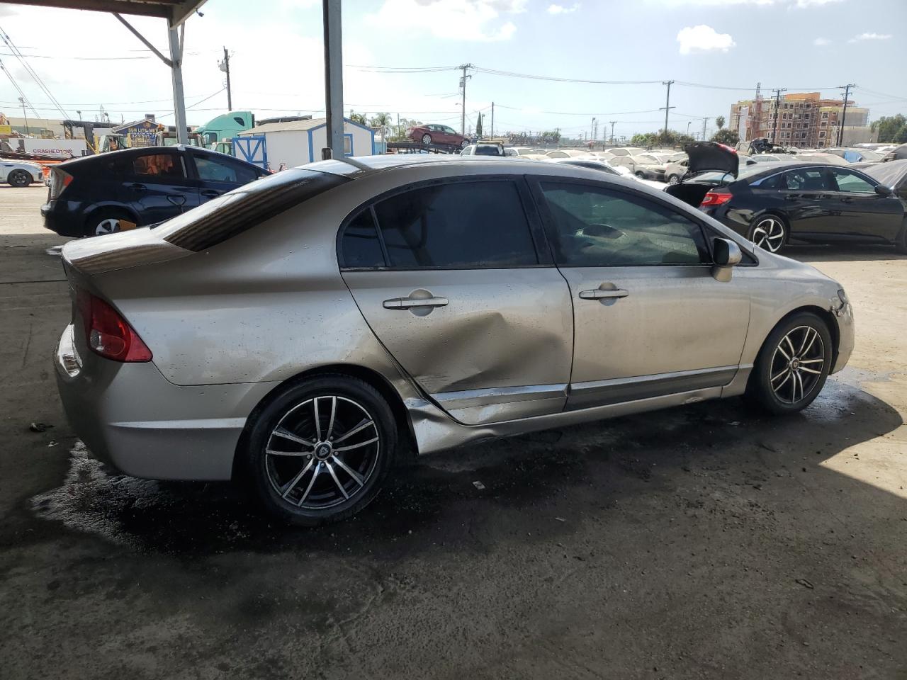 2006 Honda Civic VIN 1HGFA16566L099495 Copart auction photo, side / front end damage thumbnail 3