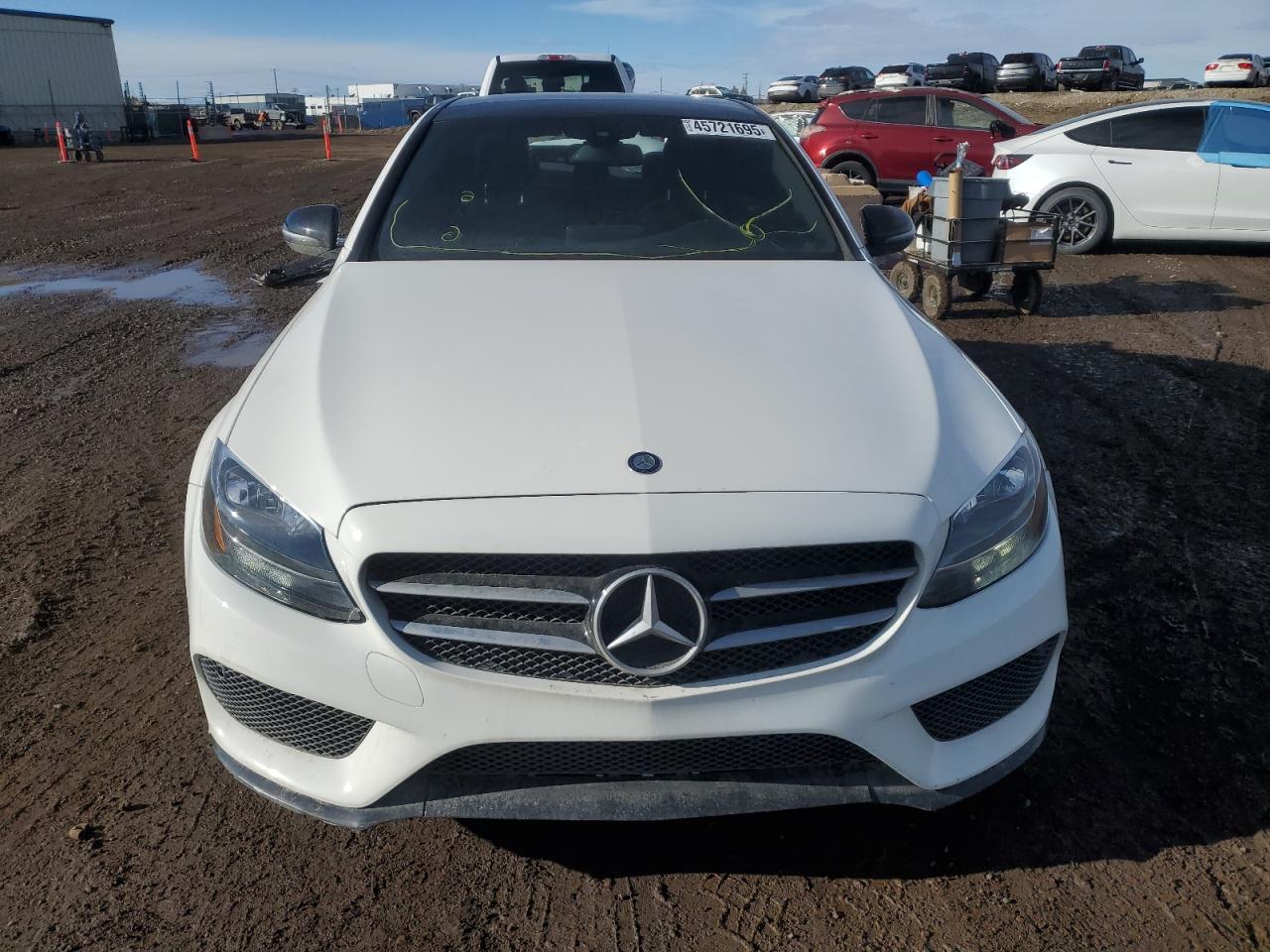 2017 Mercedes-Benz C-klasse VIN 55SWF4KB7HU218222 Copart auction photo, rear end / minor dent/scratches damage thumbnail 5