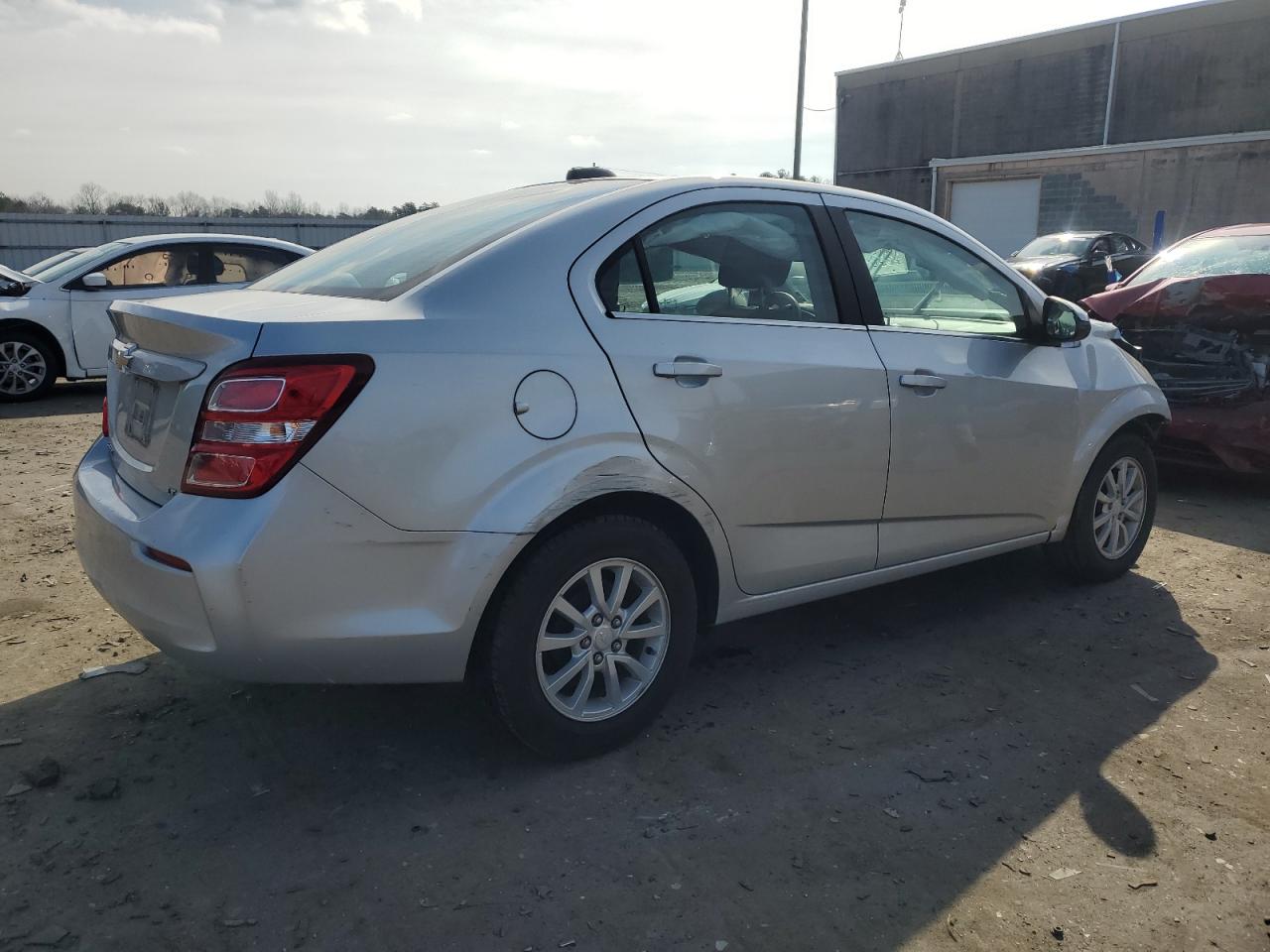 2017 Chevrolet Sonic VIN 1G1JD5SH5H4154239 Copart auction photo, front end / rear end damage thumbnail 3