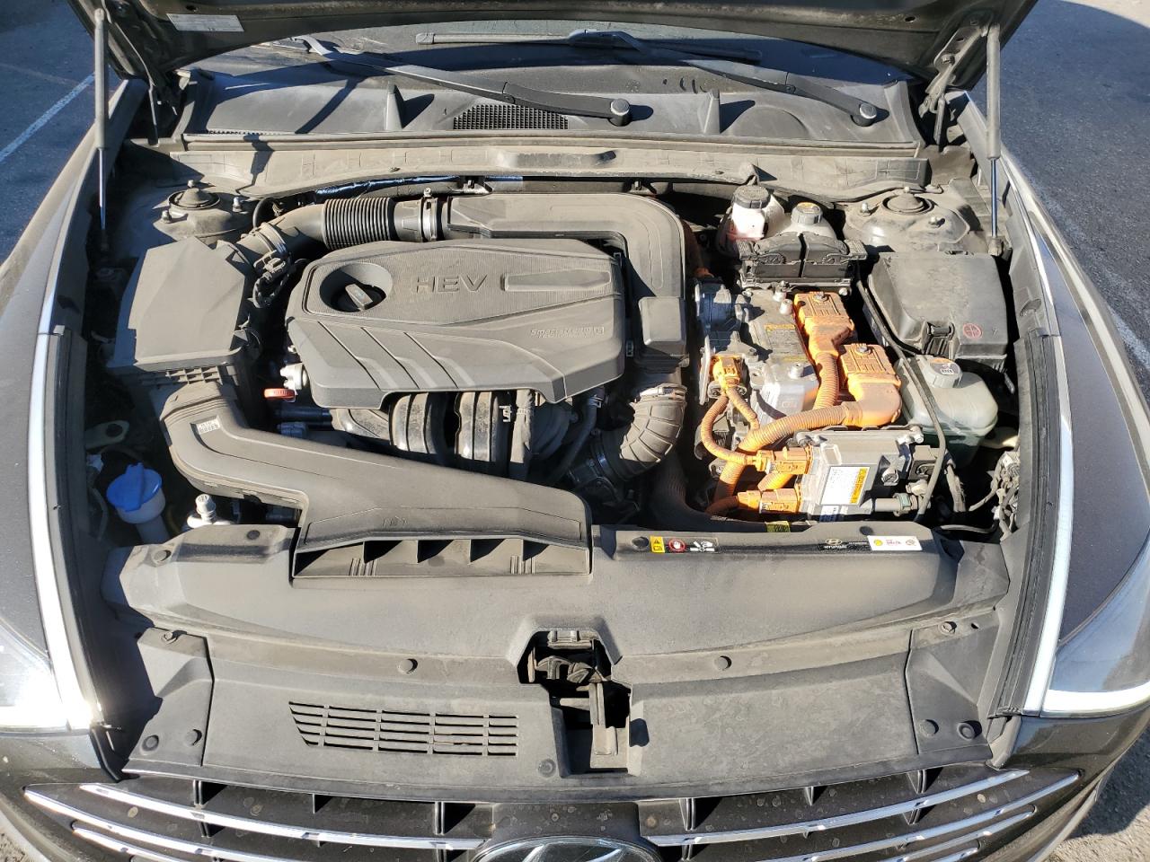2020 Hyundai Sonata VIN KMHL34JJXLA012105 Copart auction photo, rear end / side damage thumbnail 11