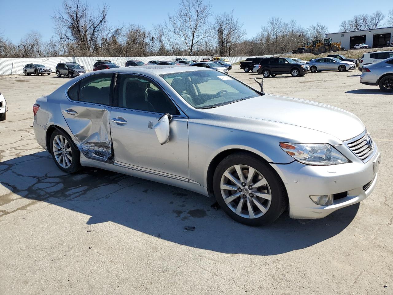 2012 Lexus LS VIN JTHBL5EF5C5110221 Copart auction photo, side damage thumbnail 4