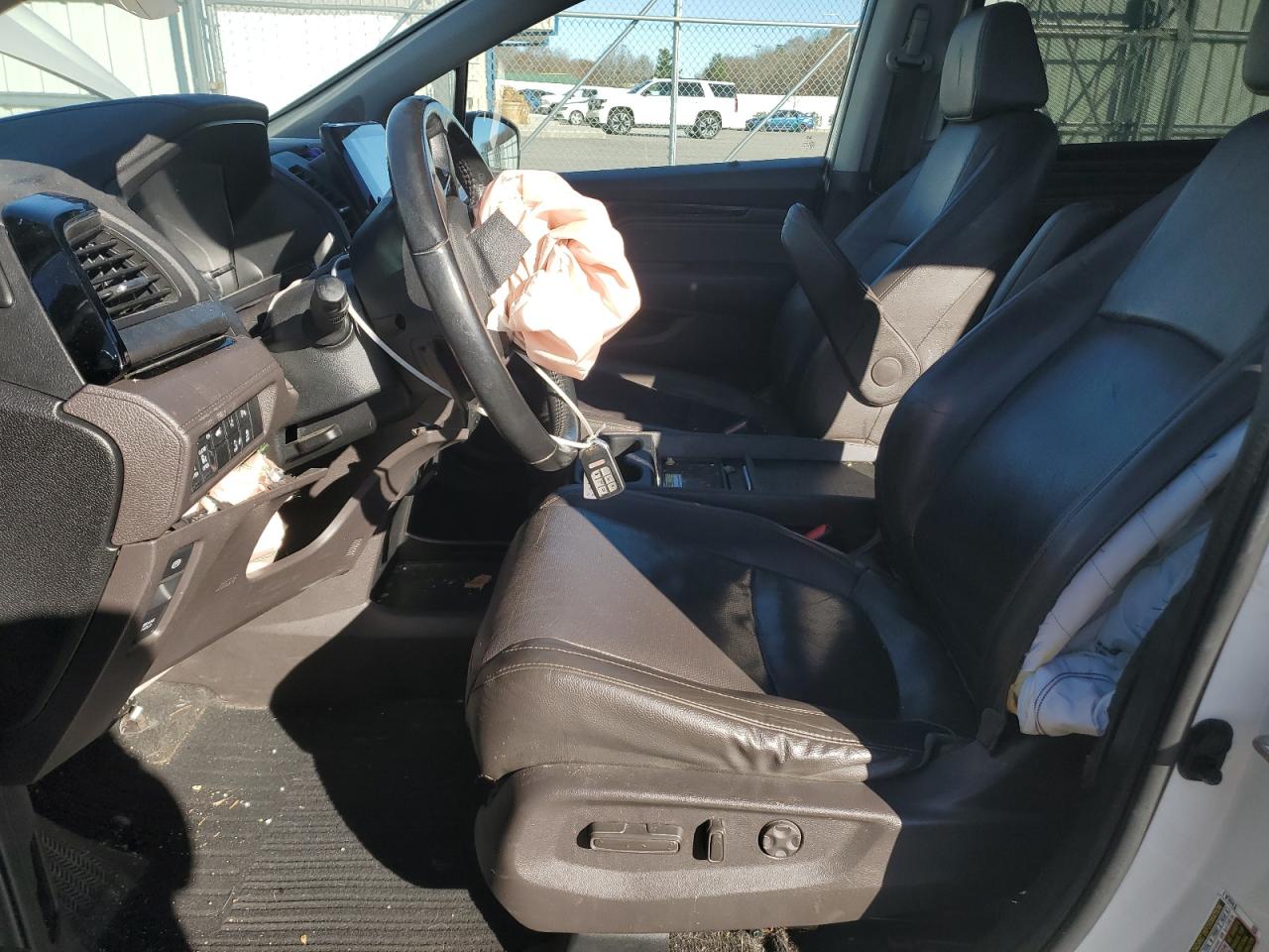 2019 Honda Odyssey VIN 5FNRL6H9XKB003044 Copart auction photo, front end / side damage thumbnail 7