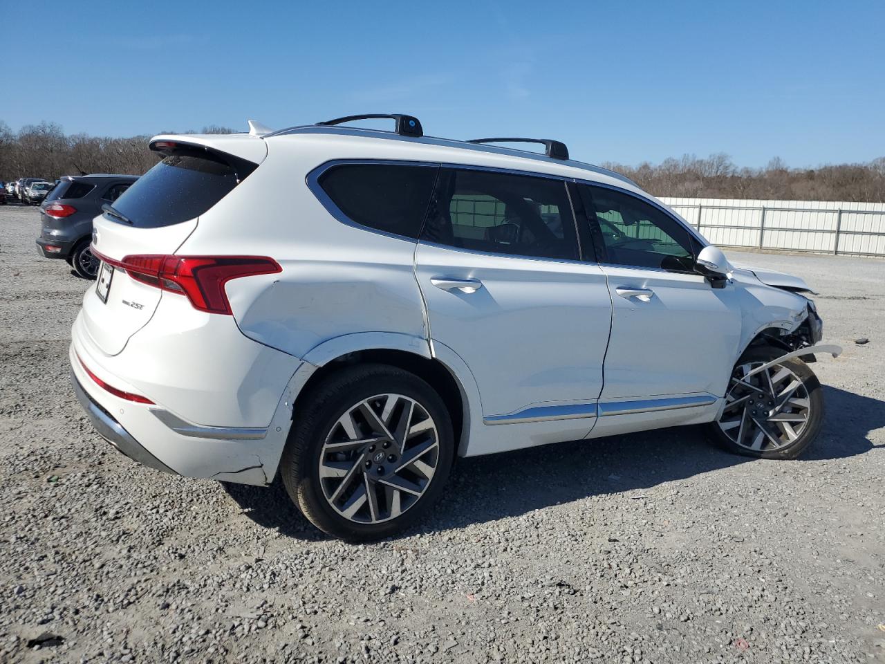 2023 Hyundai Santa Fe VIN 5NMS5DAL2PH640456 Copart auction photo, front end / rear end damage thumbnail 3