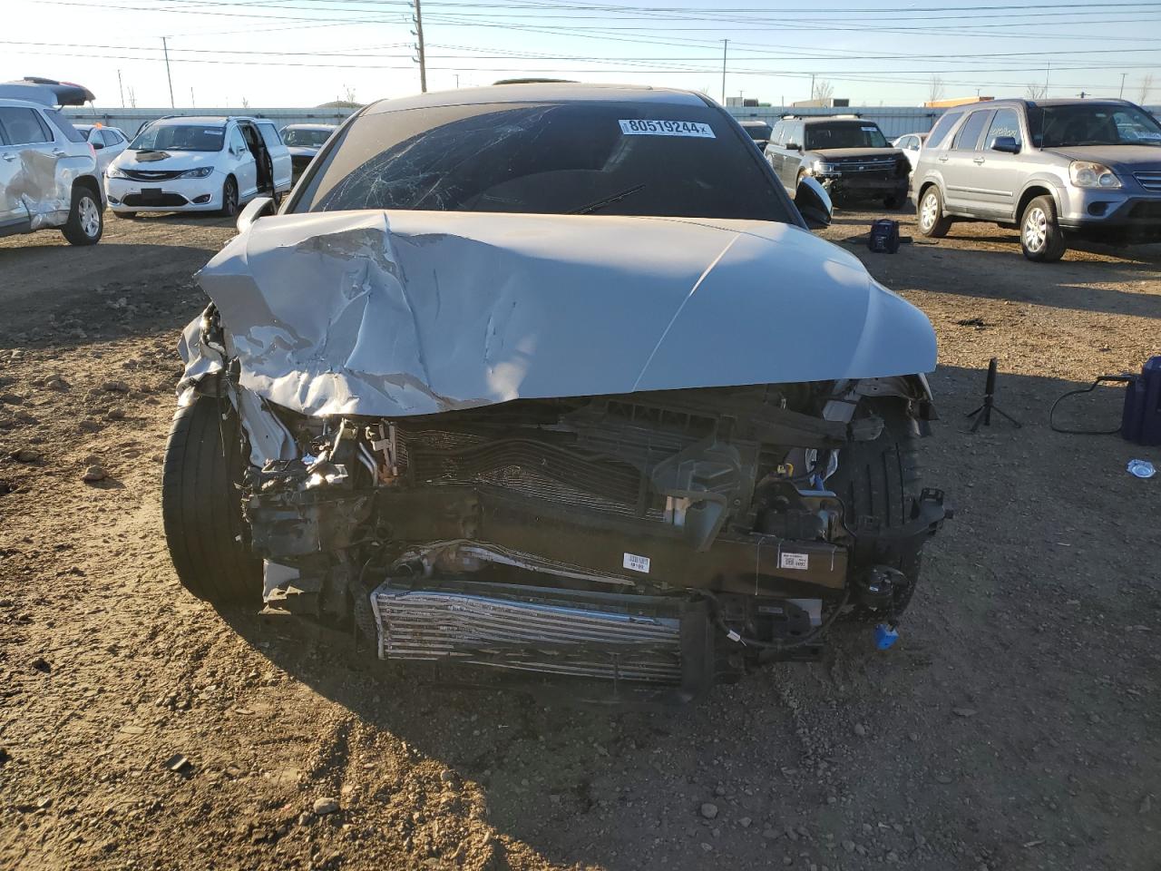 2023 Hyundai Elantra VIN KMHLW4AK1PU018878 Copart auction photo, front end / side damage thumbnail 5