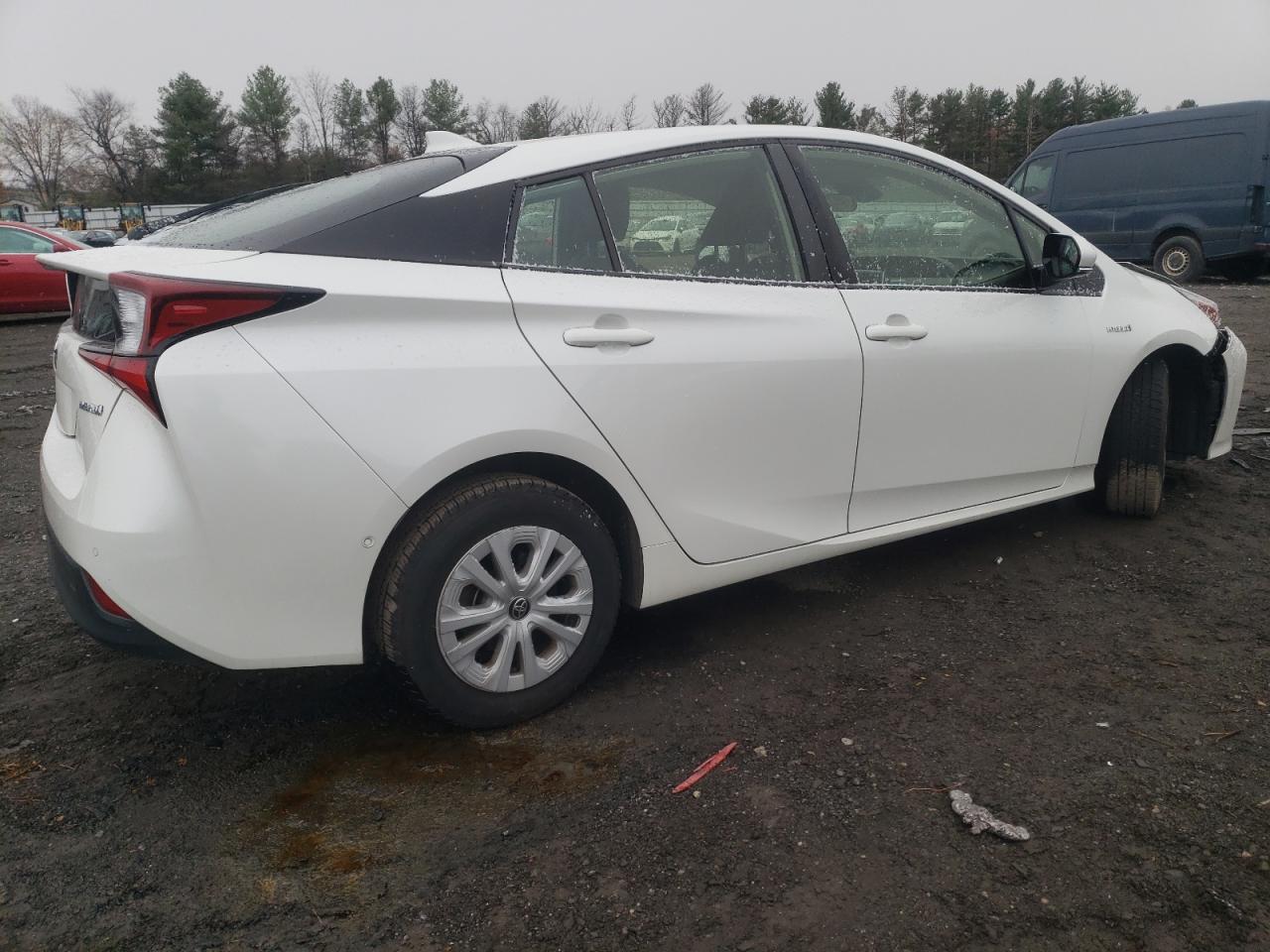 2019 Toyota Prius VIN JTDKARFU9K3095387 Copart auction photo, front end / minor dent/scratches damage thumbnail 3