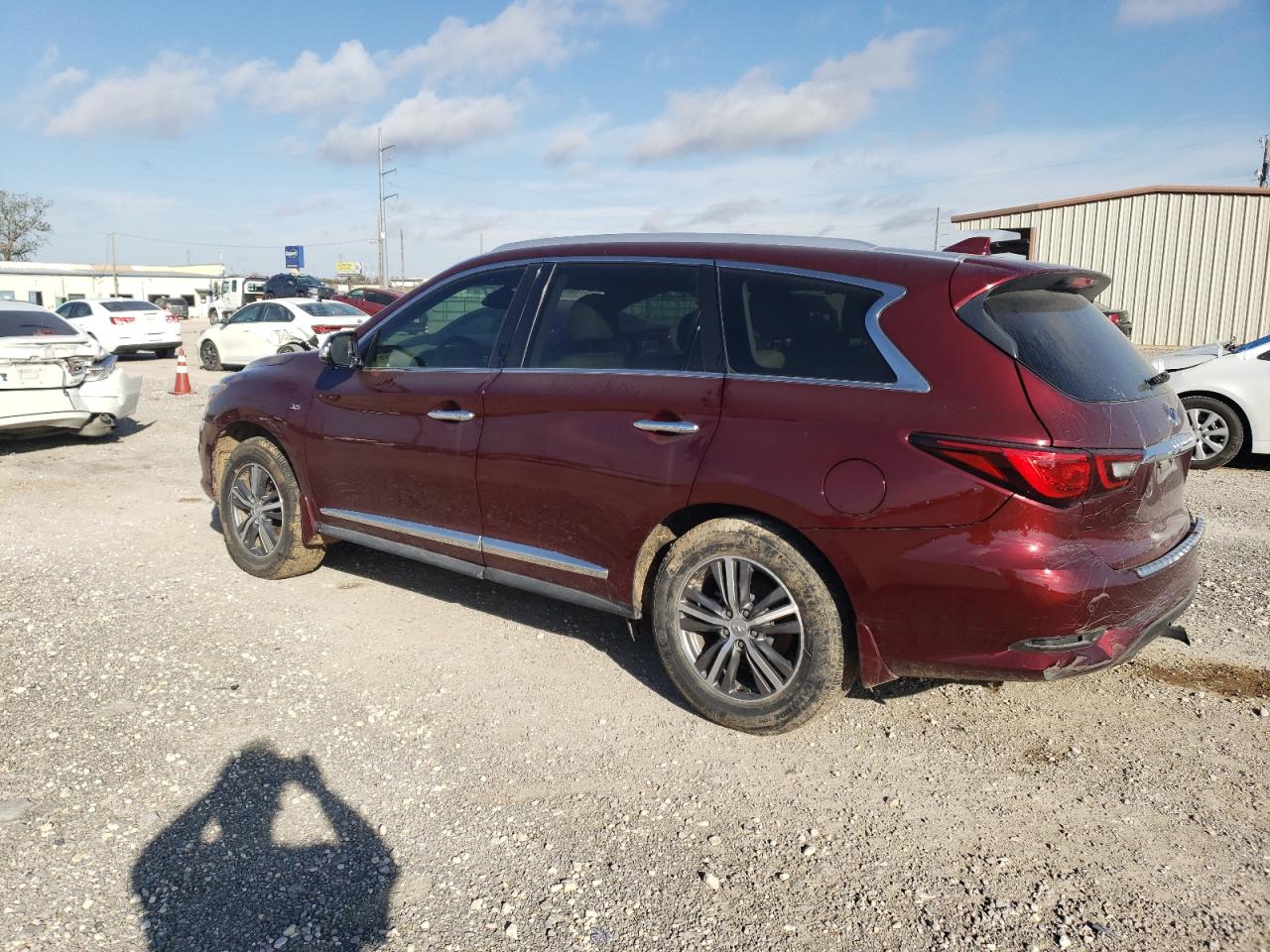 2020 Infiniti QX60 VIN 5N1DL0MN9LC542713 Copart auction photo, undercarriage damage thumbnail 2