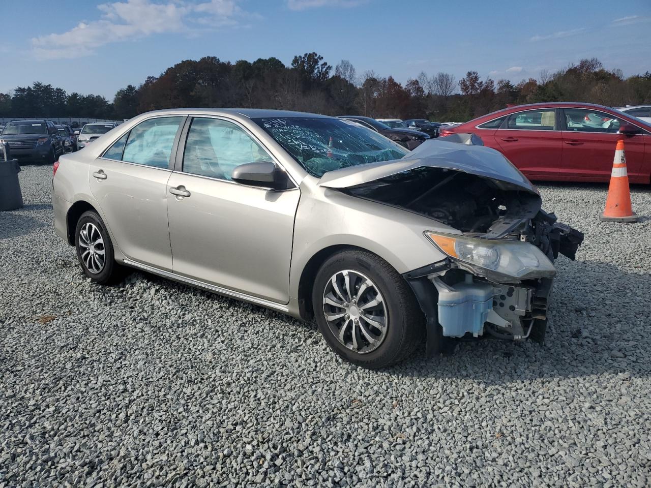 2013 Toyota Camry VIN 4T4BF1FK8DR325355 Copart auction photo, front end damage thumbnail 4