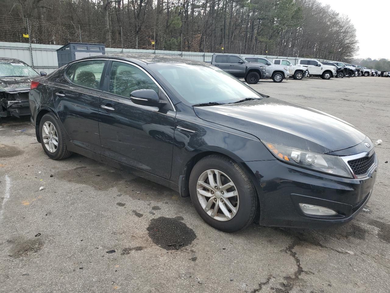 2013 KIA Optima VIN 5XXGM4A74DG176950 Copart auction photo, side damage thumbnail 4