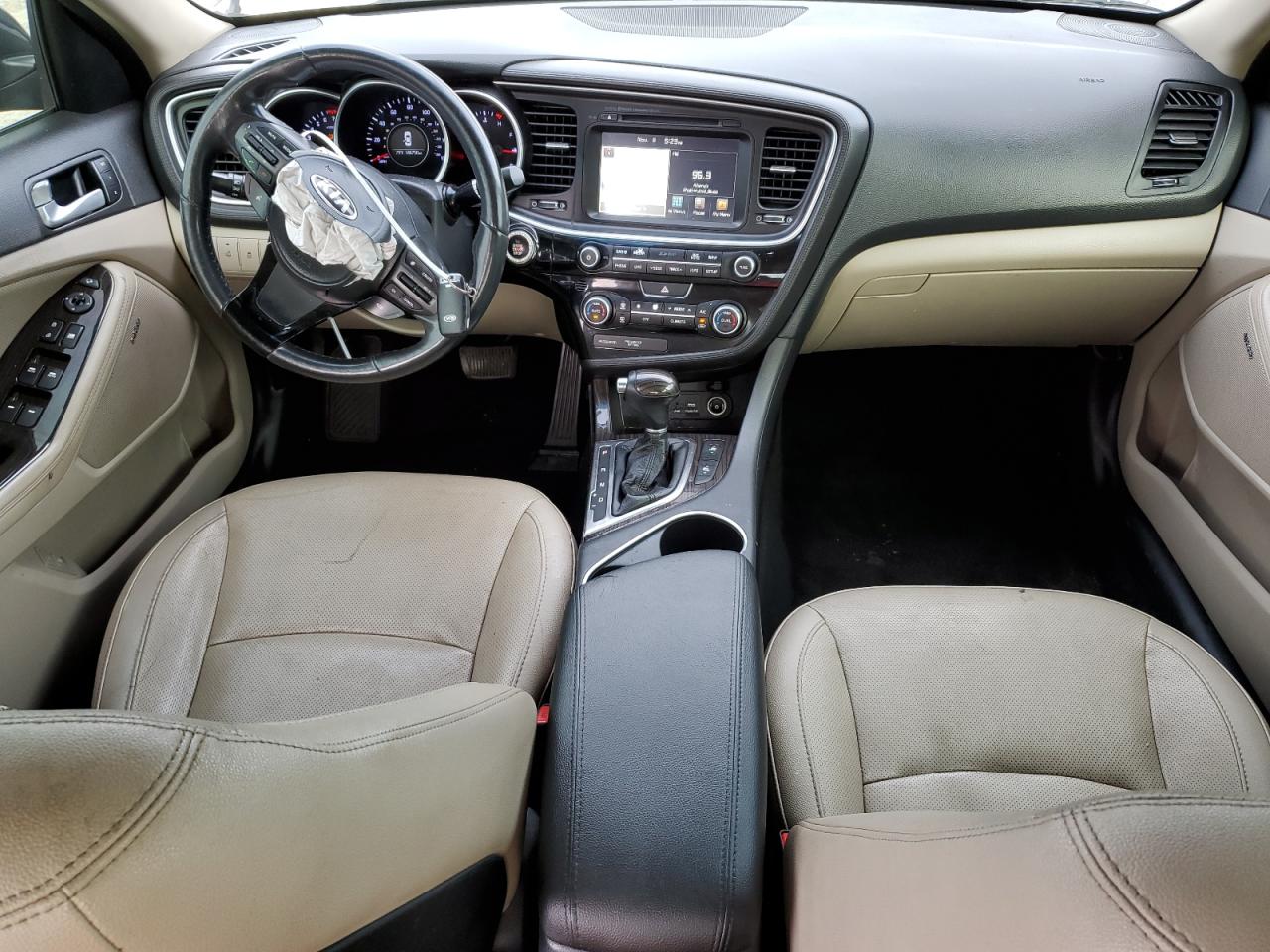 2015 KIA Optima VIN 5XXGN4A78FG497051 Copart auction photo, front end damage thumbnail 8