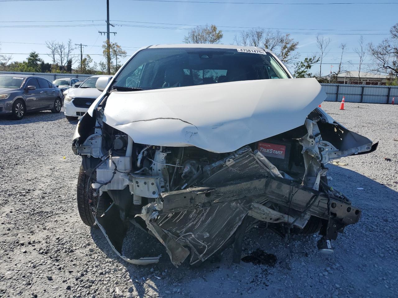 2020 Toyota Sienna VIN 5TDDZ3DC8LS244302 Copart auction photo, front end / rear end damage thumbnail 5