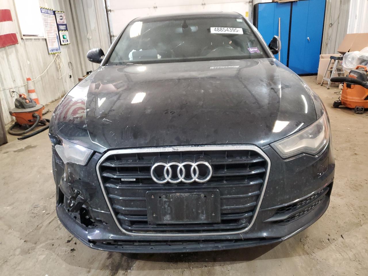 2015 Audi A6 VIN WAUFGAFC5FN013221 Copart auction photo, front end / minor dent/scratches damage thumbnail 5