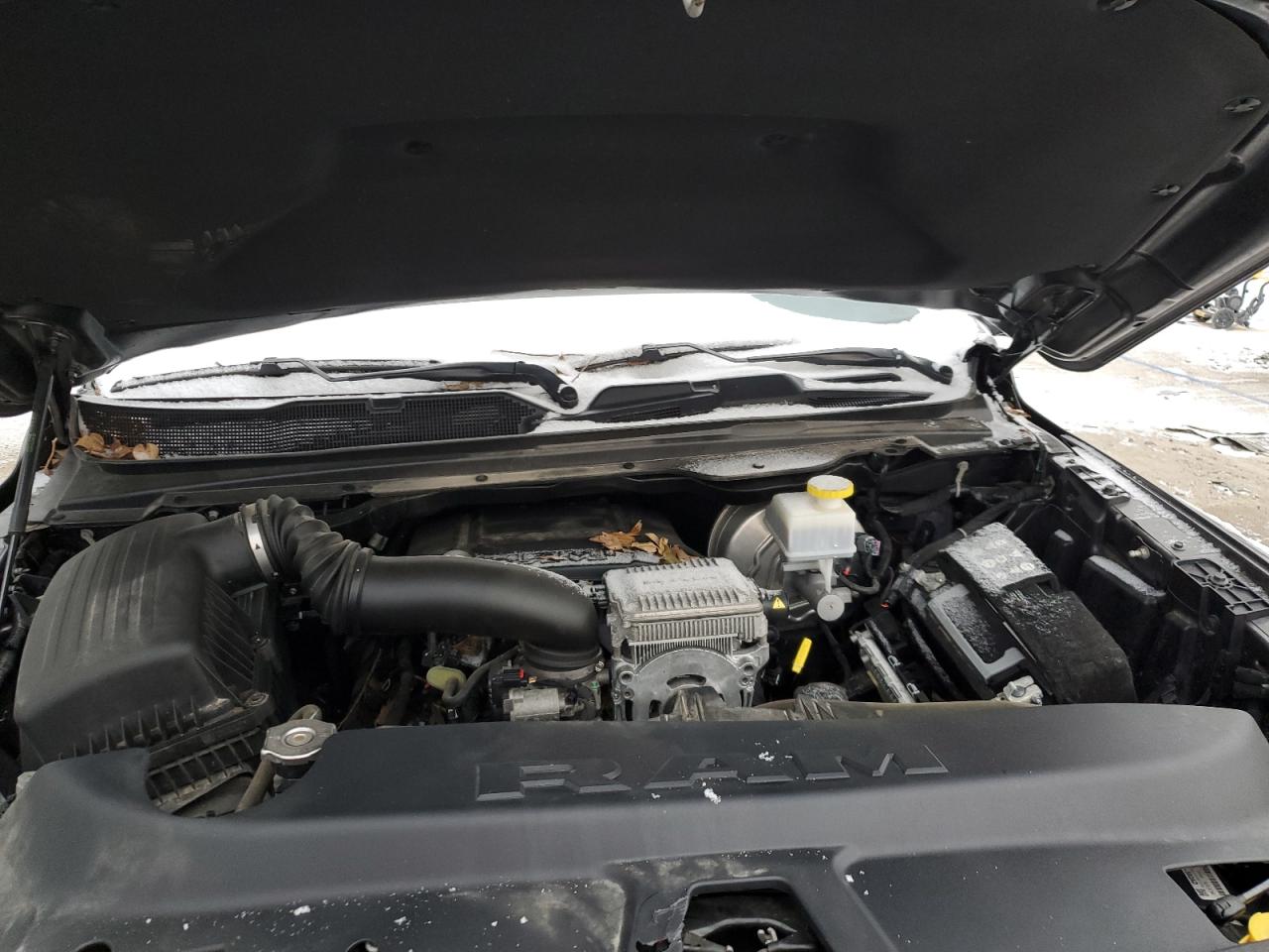 2021 RAM 1500 VIN 1C6SRFFT7MN624915 Copart auction photo, side / front end damage thumbnail 11