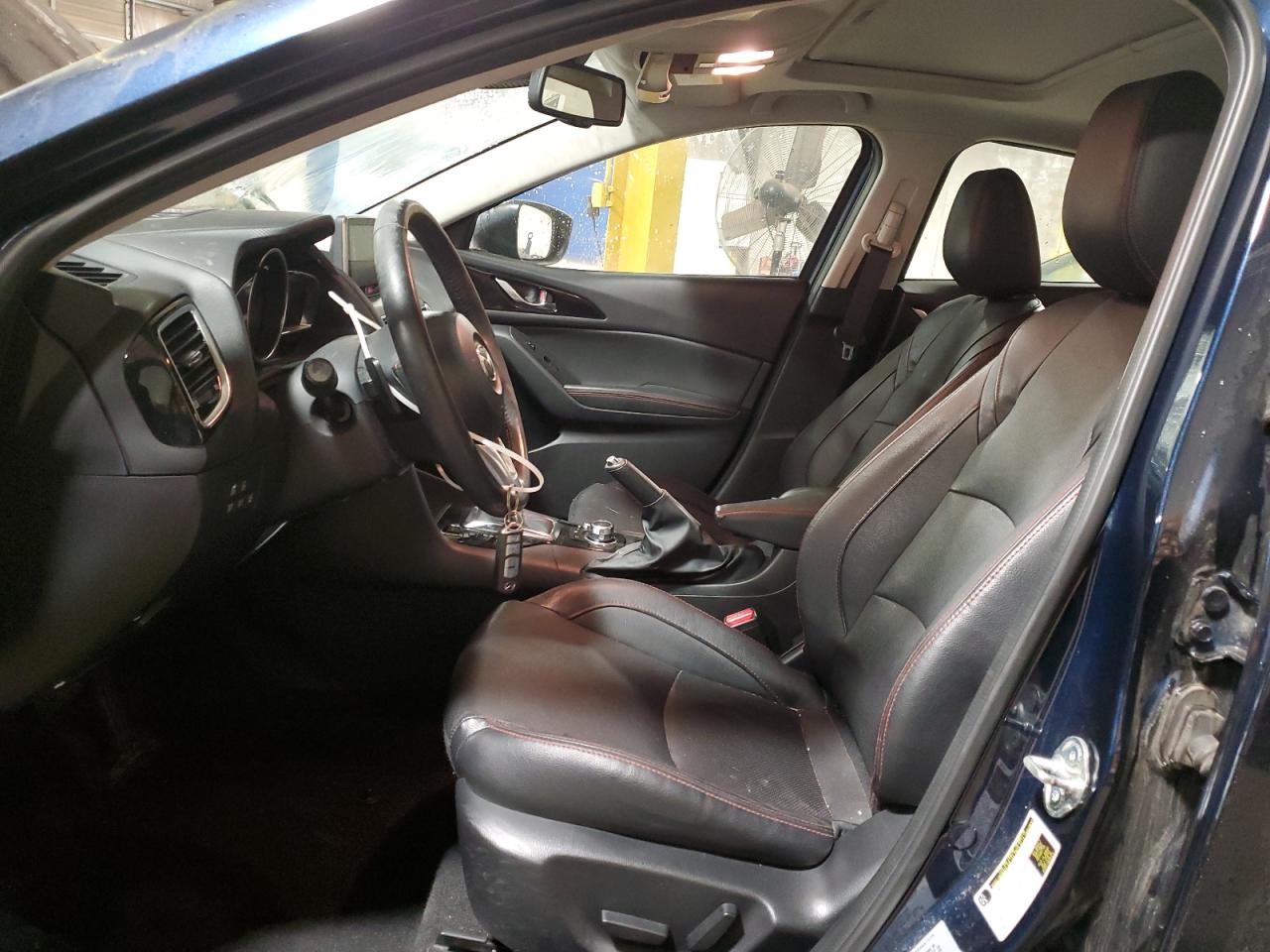 2014 Mazda 3 VIN JM1BM1W35E1190223 Copart auction photo, rear end / side damage thumbnail 7