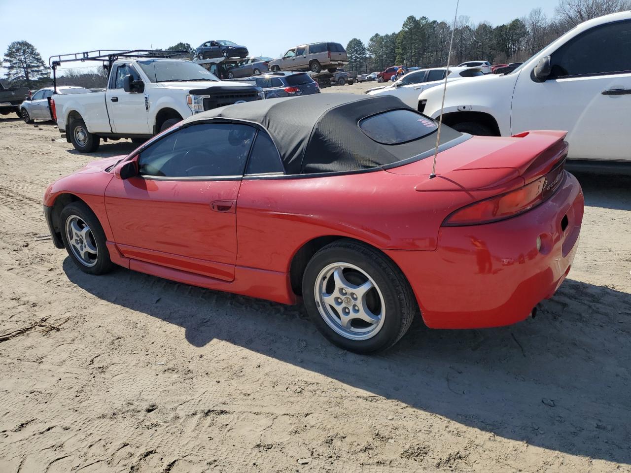1997 Mitsubishi Eclipse VIN 4A3AX35G5VE127678 Copart auction photo, minor dent/scratches damage thumbnail 2