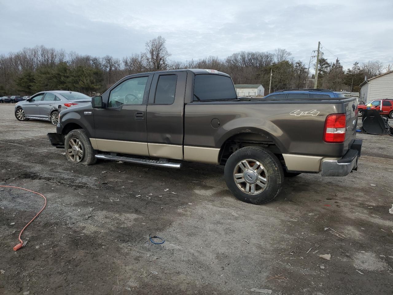 2007 Ford F-150 VIN 1FTPX14V67FB15974 Copart auction photo, front end damage thumbnail 2