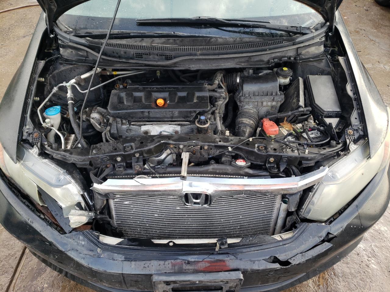 2012 Honda Civic VIN 2HGFB2F51CH500267 Copart auction photo, front end damage thumbnail 11