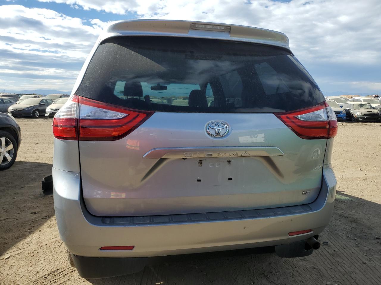 2015 Toyota Sienna VIN 5TDKK3DC1FS579787 Copart auction photo, side damage thumbnail 6