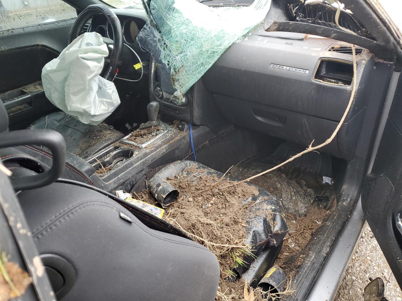 2014 Dodge Challenger VIN 2C3CDYAG1EH107500 Copart auction photo, rollover damage thumbnail 8