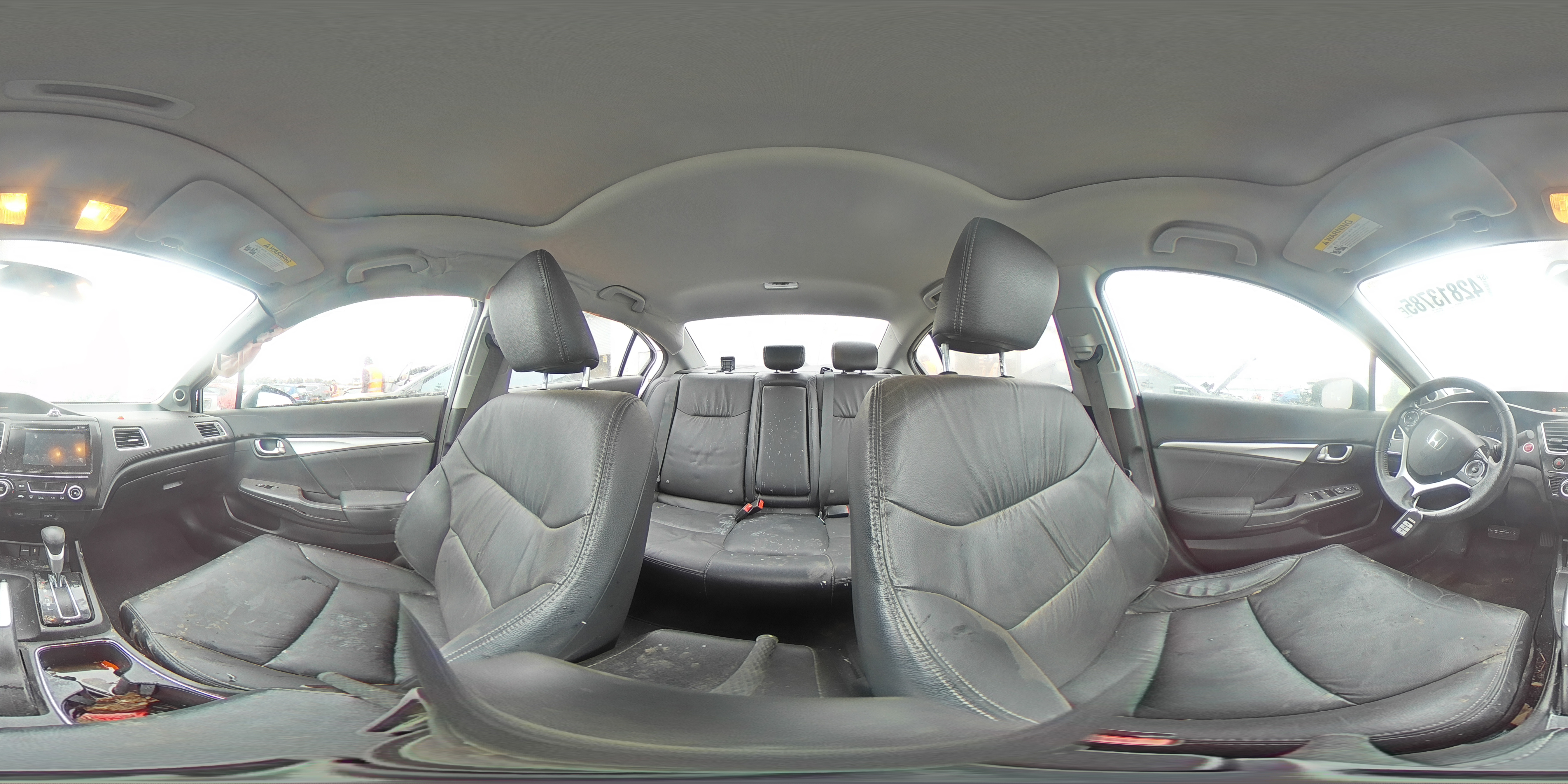 2014 Honda Civic VIN 19XFB2F99EE008232 Copart auction photo, side damage thumbnail 14