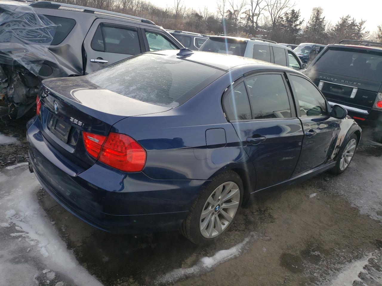 2011 BMW 3er VIN WBAPK5C52BA661083 Copart auction photo, side / front end damage thumbnail 3