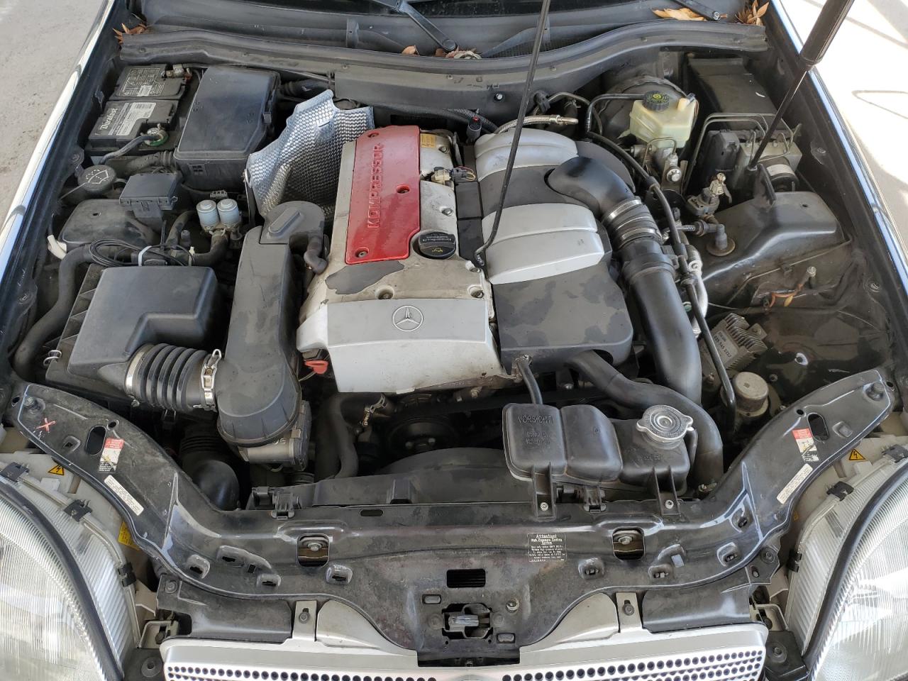 2001 Mercedes-Benz SLK-klasse VIN WDBKK49F81F171836 Copart auction photo, side damage thumbnail 11