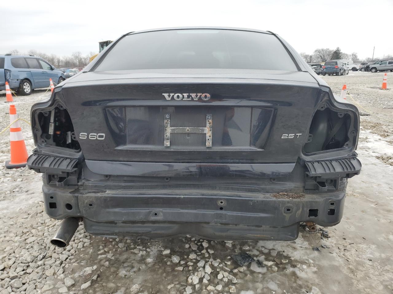 2007 Volvo S60 VIN YV1RS592072635344 Copart auction photo, rear end damage thumbnail 6