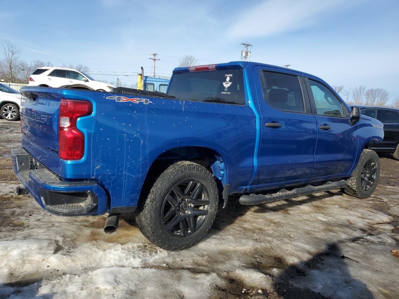 2022 Chevrolet Silverado VIN 3GCPDBEK5NG541122 Copart auction photo, front end damage thumbnail 3