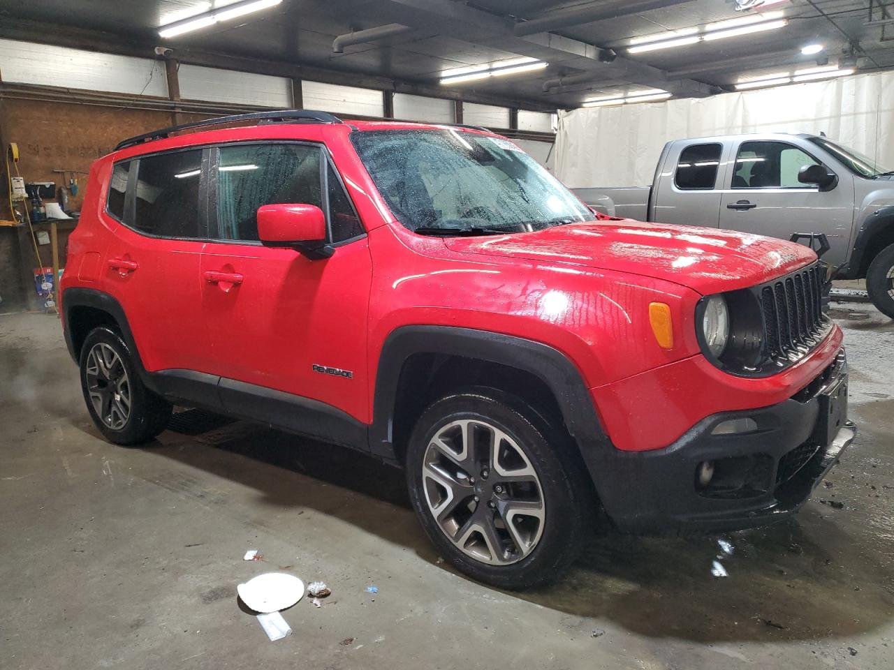 2017 Jeep Renegade VIN ZACCJBBB3HPF91449 Copart auction photo, front end / side damage thumbnail 4